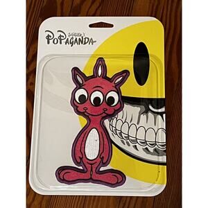 10” LARGE Ron English Pink Rabbbit Patch NIP 2018